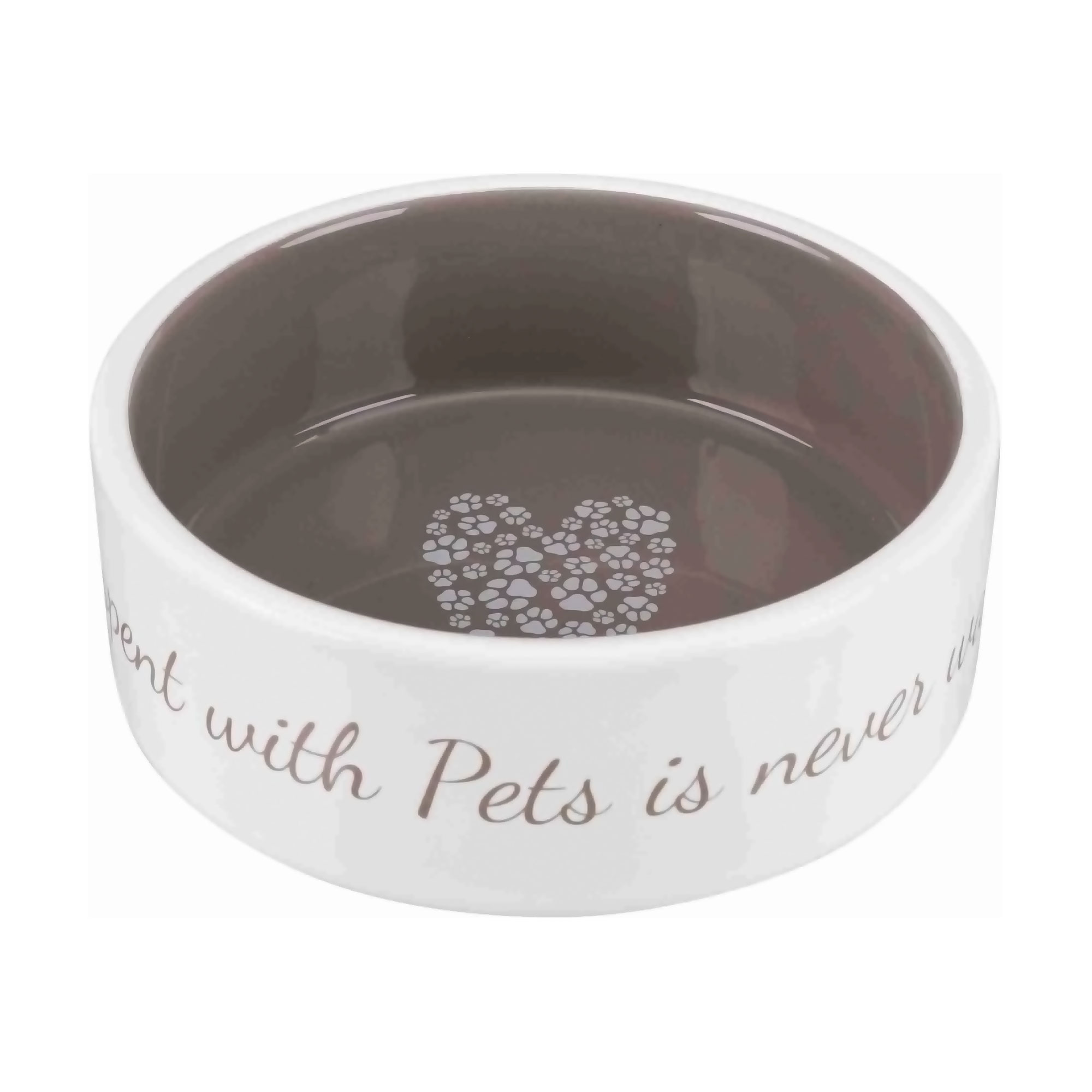Миска для собак Trixie Pet's Home керамічна, коричнева, 16 см, 800 мл (25054)